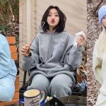 플리스 후디로 완성하는 골스튜디오 아웃도어 스타일링 코디