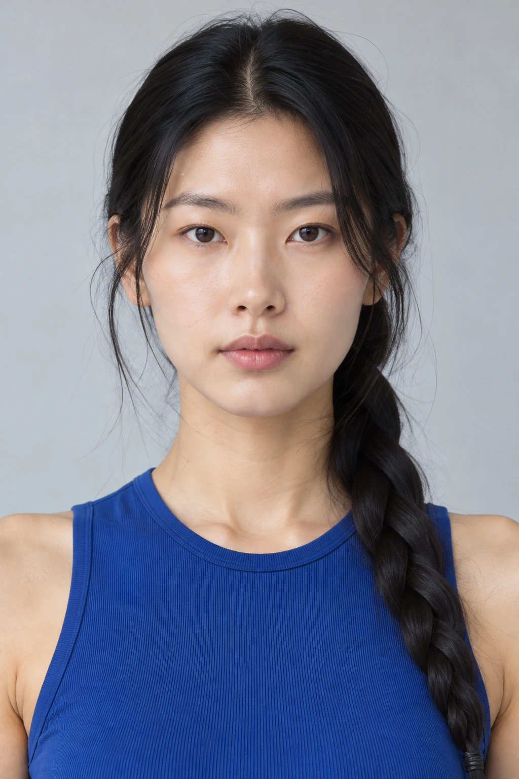 가상 성인 모델 채린 정면 얼굴