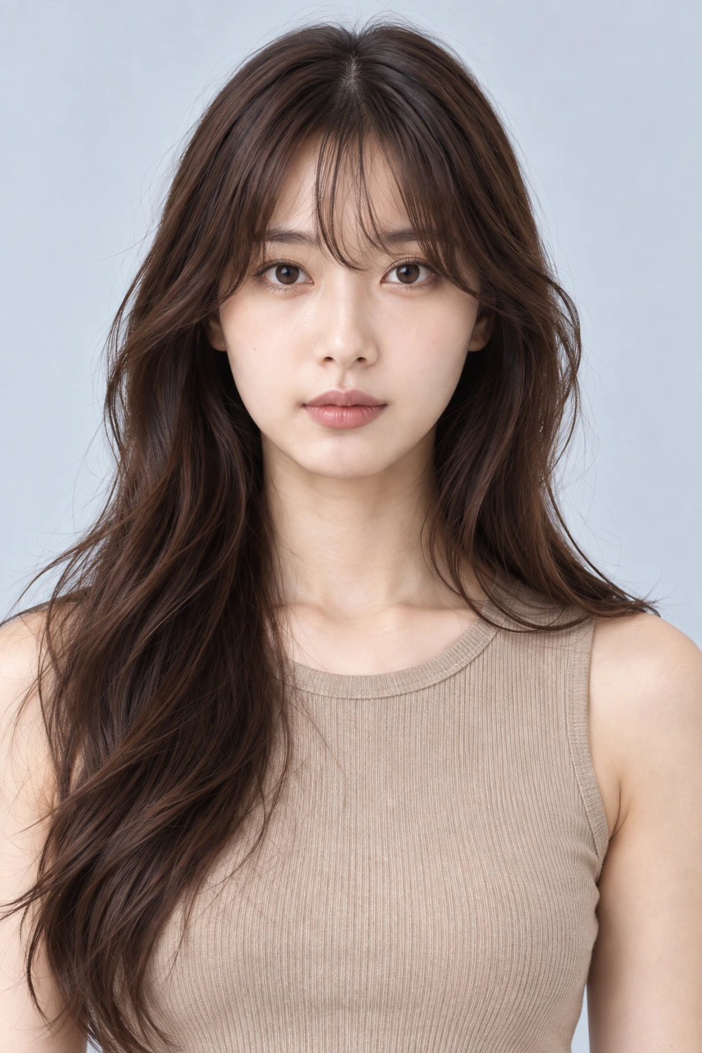 가상 성인 모델 채원 정면 얼굴