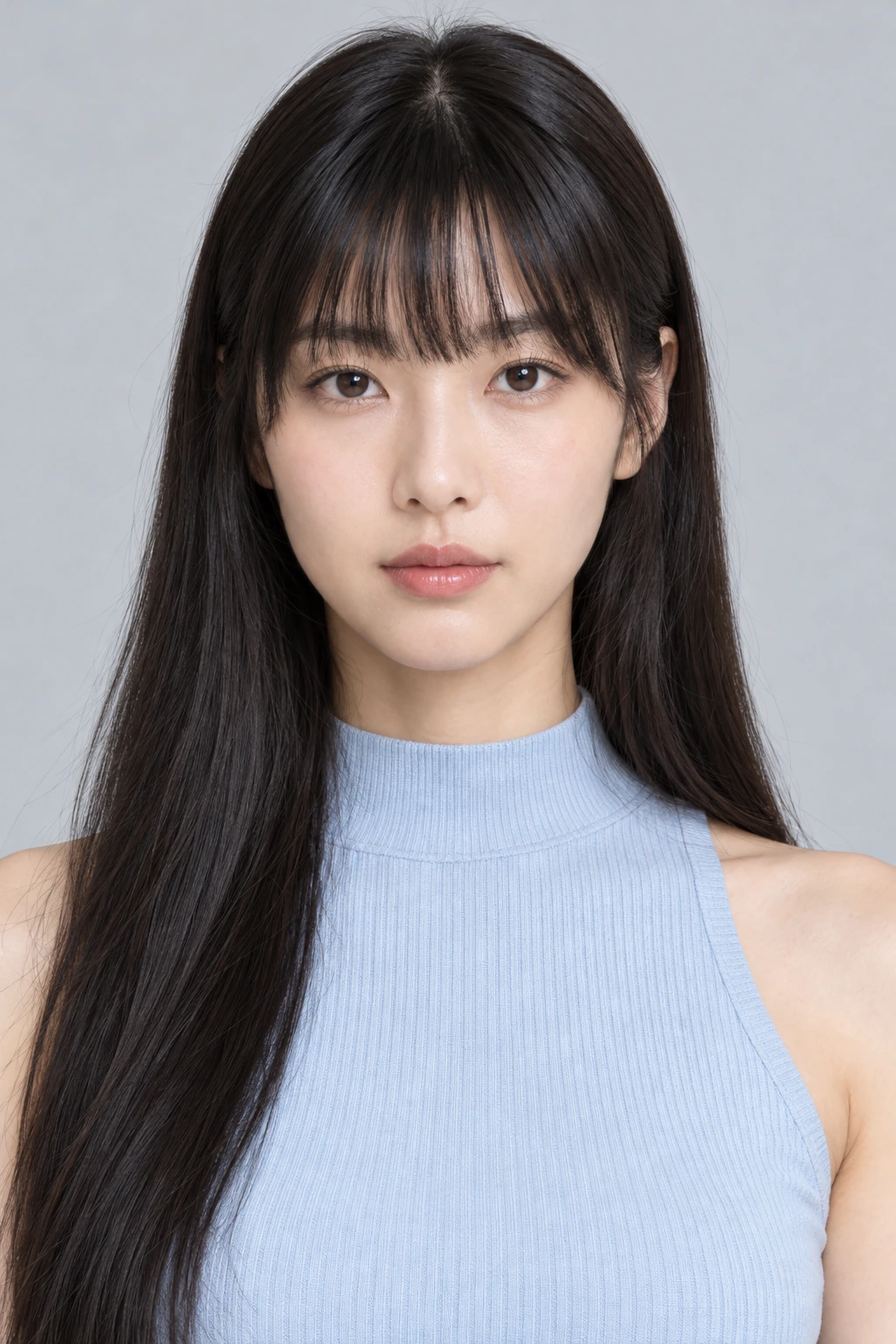 가상 성인 모델 지우 정면 얼굴