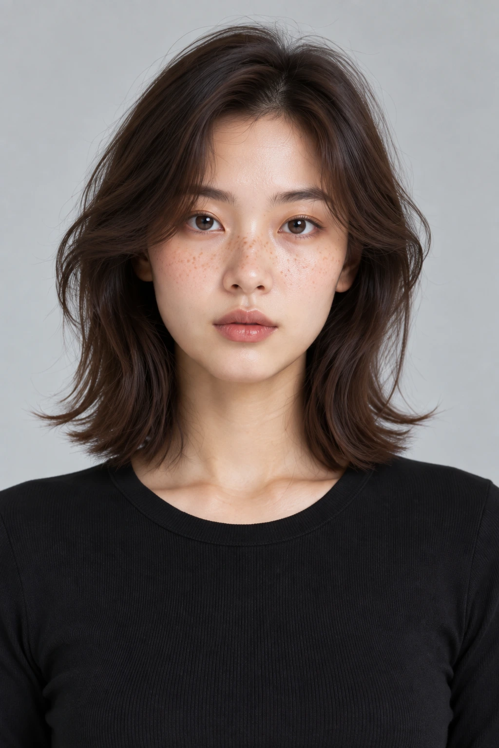 가상 성인 모델 수아 정면 얼굴