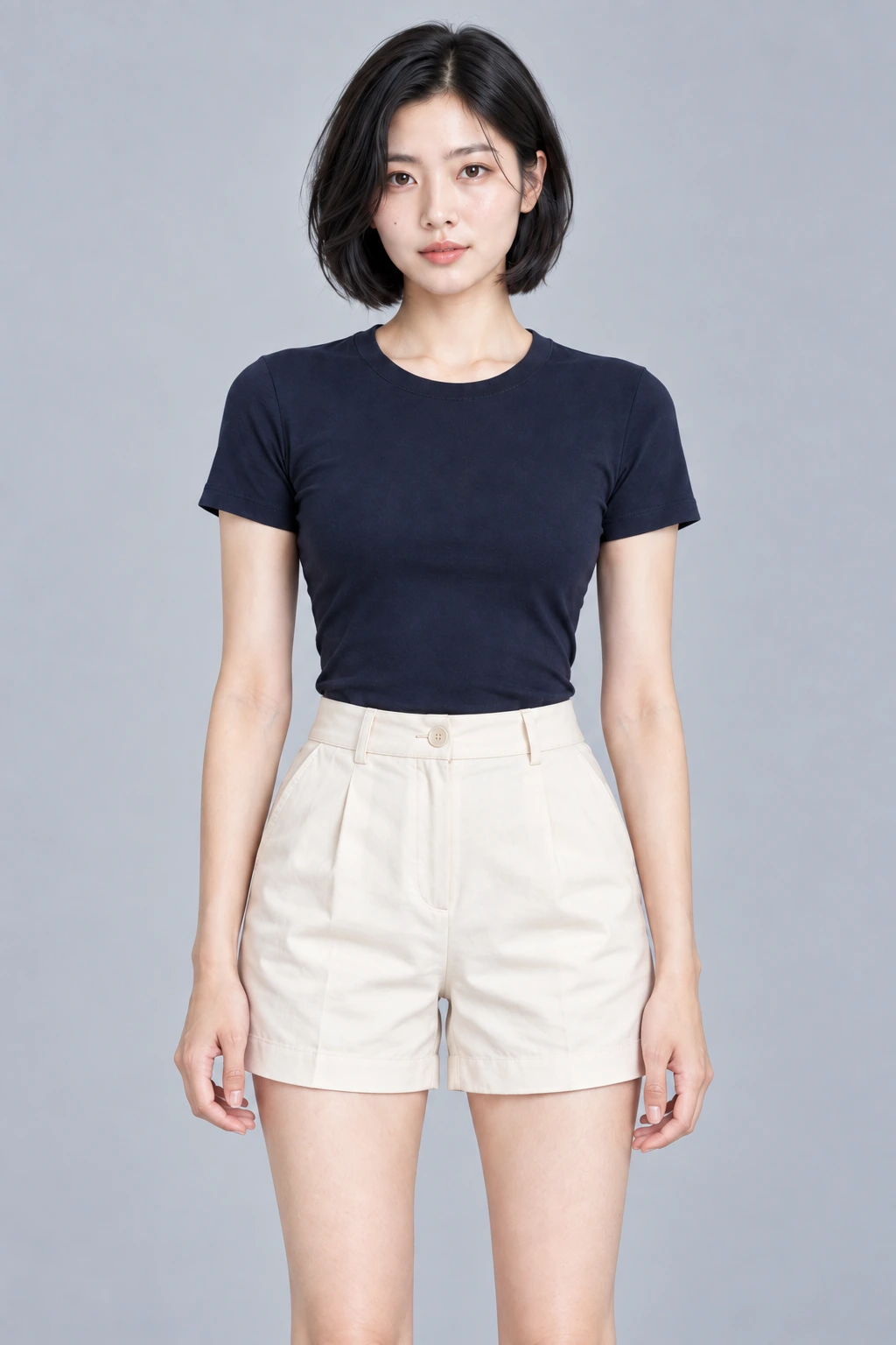 가상 성인 모델 유나 하프컷