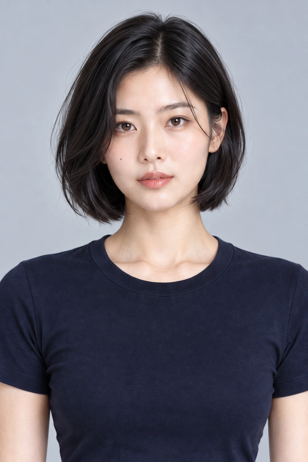 가상 성인 모델 유나 정면 얼굴